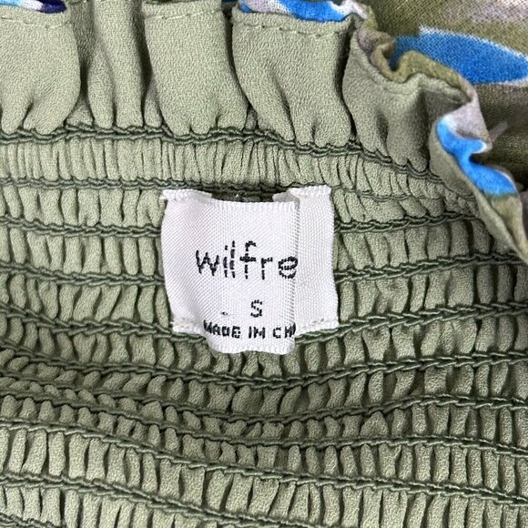 Aritzia Wilfred Laken Short Sleeve Floral Dress - Picture 5 of 13